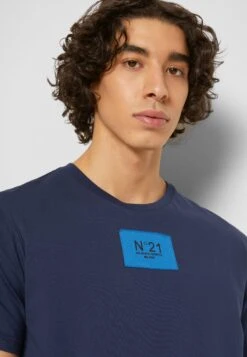 N°21 Print T-Shirt - Blu -Zalando UK-Outlet dc352a24bee244739f095853fbb26bf0