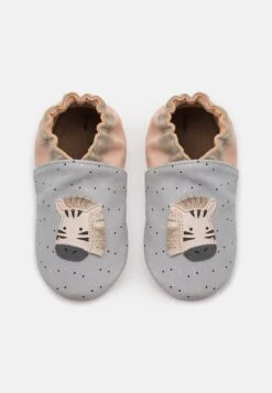 ROBEEZ CUTE ZEBRA - Baby Shoes - Gris Rose