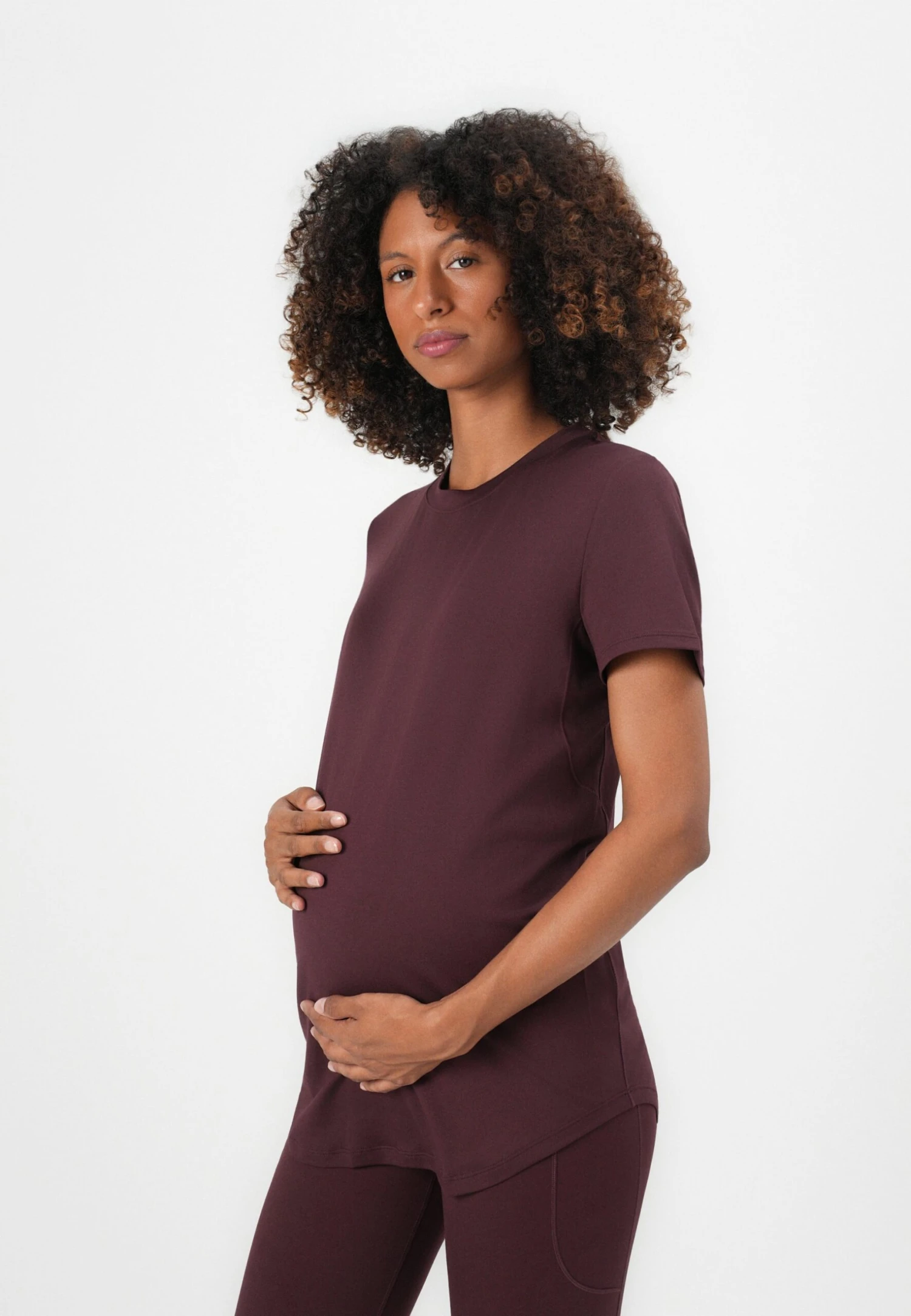 Nike Performance ONE - Sports T-shirt - Burgundy Crush 4 Nike Performance ONE - Sports T-shirt - Burgundy Crush - Image 4