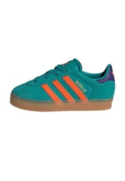 Adidas Originals GAZELLE UNISEX - Trainers - Silver-coloured/white/green -Zalando UK-Outlet deb5d856e9b74ff99408924a9f9c2ff5