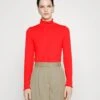 MARC CAIN Long Sleeved Top - Campari