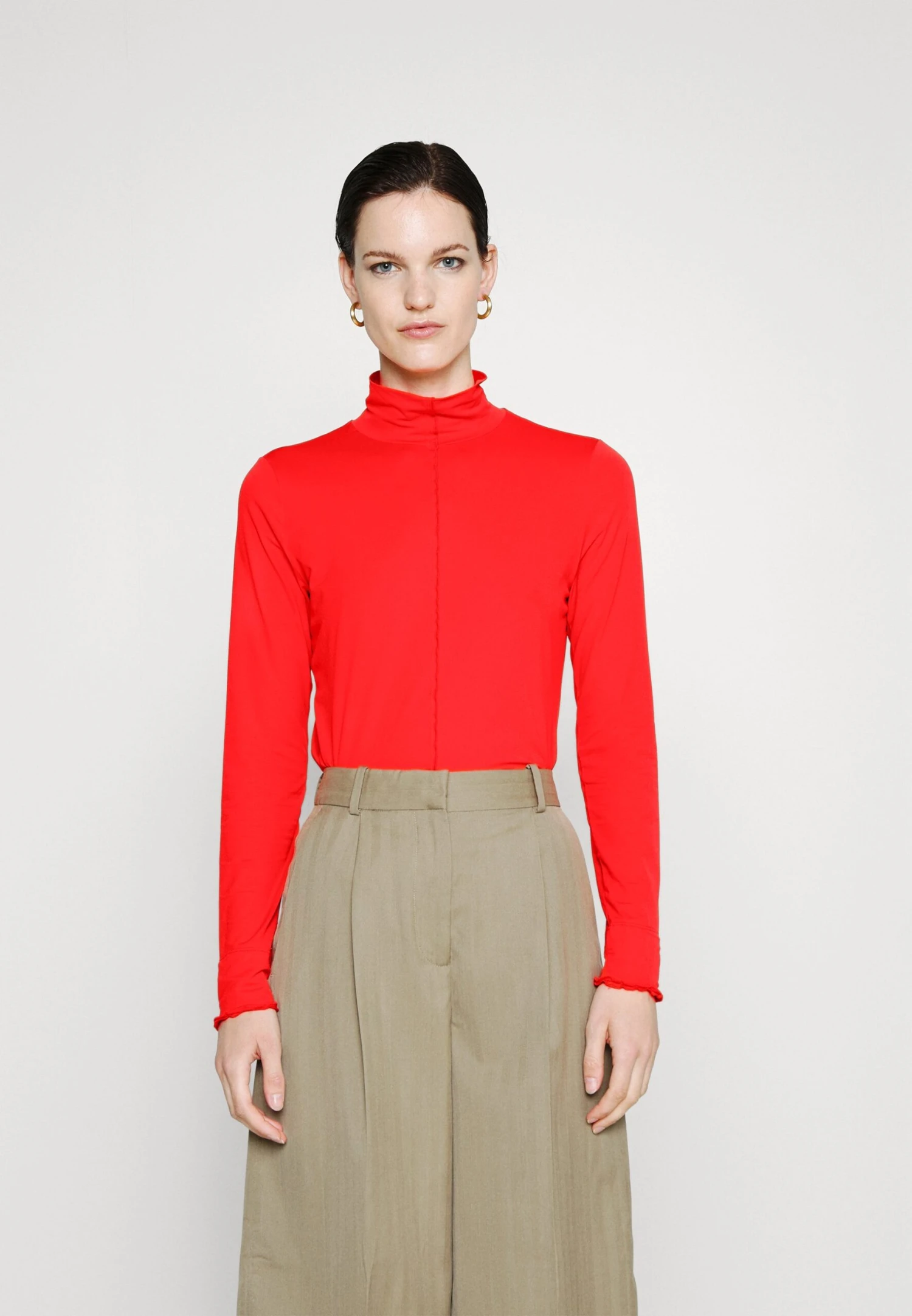 MARC CAIN Long Sleeved Top - Campari 1 MARC CAIN Long Sleeved Top - Campari