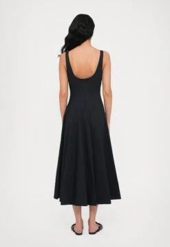 Staud WELLS DRESS - Day Dress - Black -Zalando UK-Outlet e00408ccf65b4cc2b0e290c463489a5d