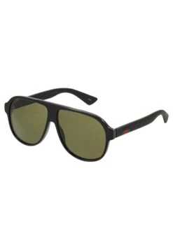 Gucci Sunglasses - Black/Black/Green -Zalando UK-Outlet e02627375e6a4feeb21359d8babb95ac