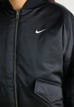 Nike Sportswear Bomber Jacket - Black/medium Ash/sail -Zalando UK-Outlet e05913b97955459c93f5d42f0856d9d4
