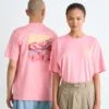 Adidas Originals GRAPHIC TEE UNISEX - Print T-shirt - Semi Pink Spark