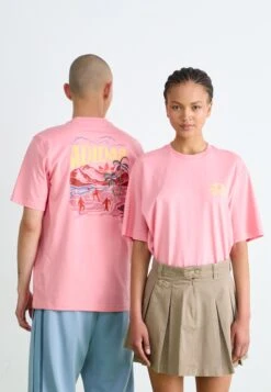 Adidas Originals GRAPHIC TEE UNISEX - Print T-shirt - Semi Pink Spark