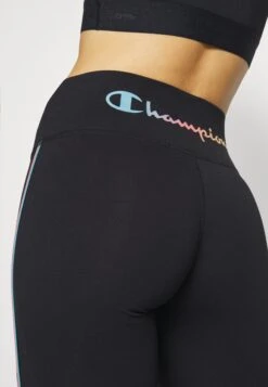 Champion Capri Leggings - 3/4 Sports Trousers - Black -Zalando UK-Outlet e0bf301b17a74b6dbdd5f392c0ed42f3