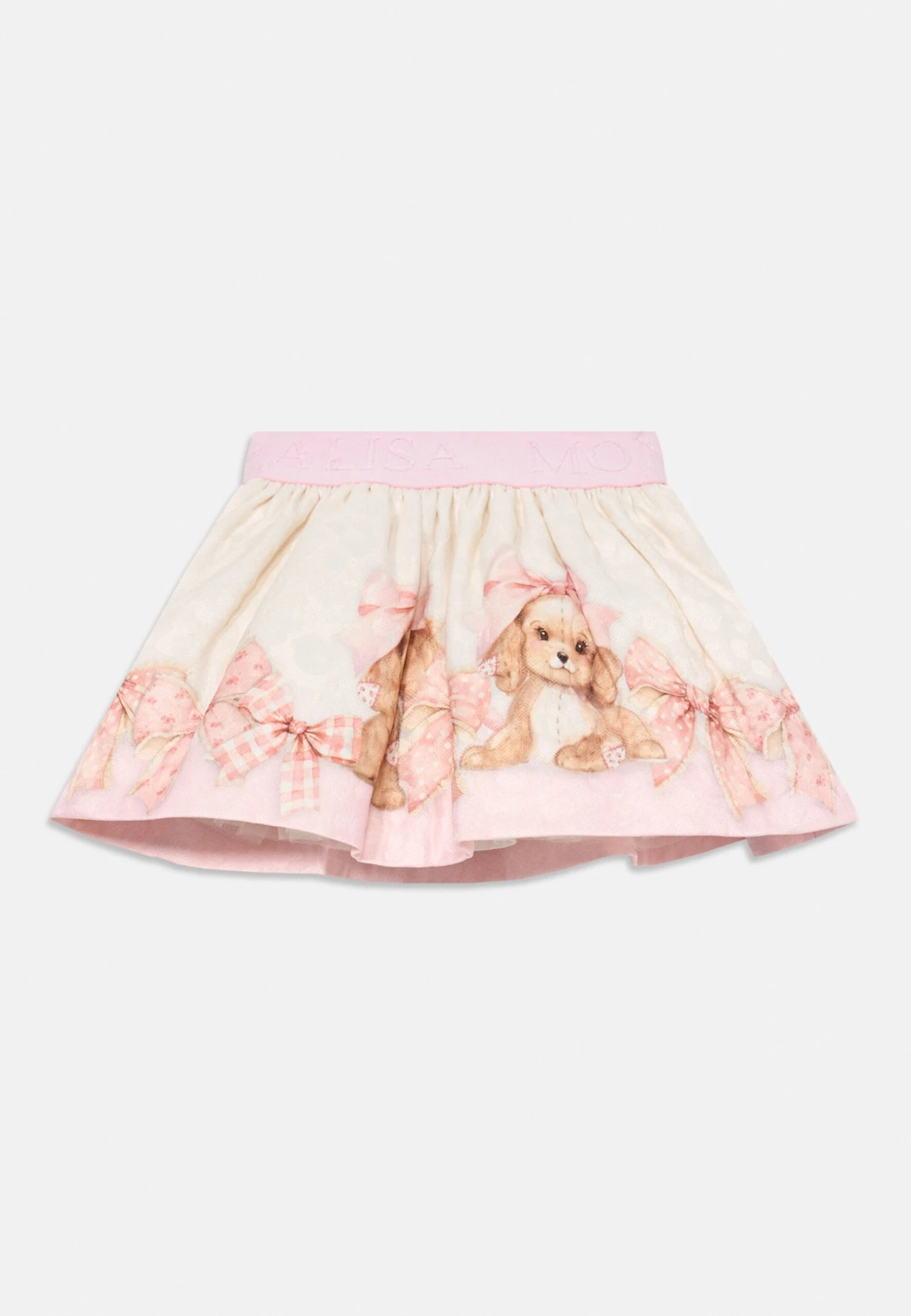 Monnalisa GONNA PUPPY - Mini Skirt - Panna/fairytale 1 Monnalisa GONNA PUPPY - Mini Skirt - Panna/fairytale