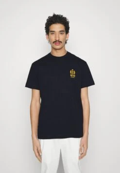 Libertine-Libertine Beat Peace - Print T-Shirt - Dark Navy