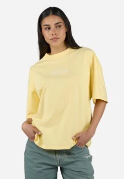 Pegador KIMMIA HEAVY OVERSIZED TEE - Print T-shirt - Washed Soft Yellow -Zalando UK-Outlet e16589eac2ed4586bcb172d23632c173