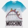 MOSCHINO Unisex - Print T-Shirt - Blue