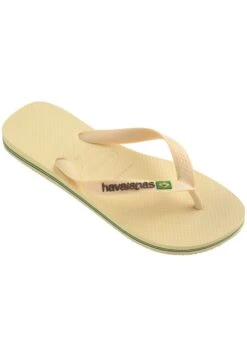 Havaianas BRASIL LOGO BUTTERCREAM UNISEX - T-bar Sandals - Buttercream -Zalando UK-Outlet e27cfa20161940a49beeca73a6f882c6