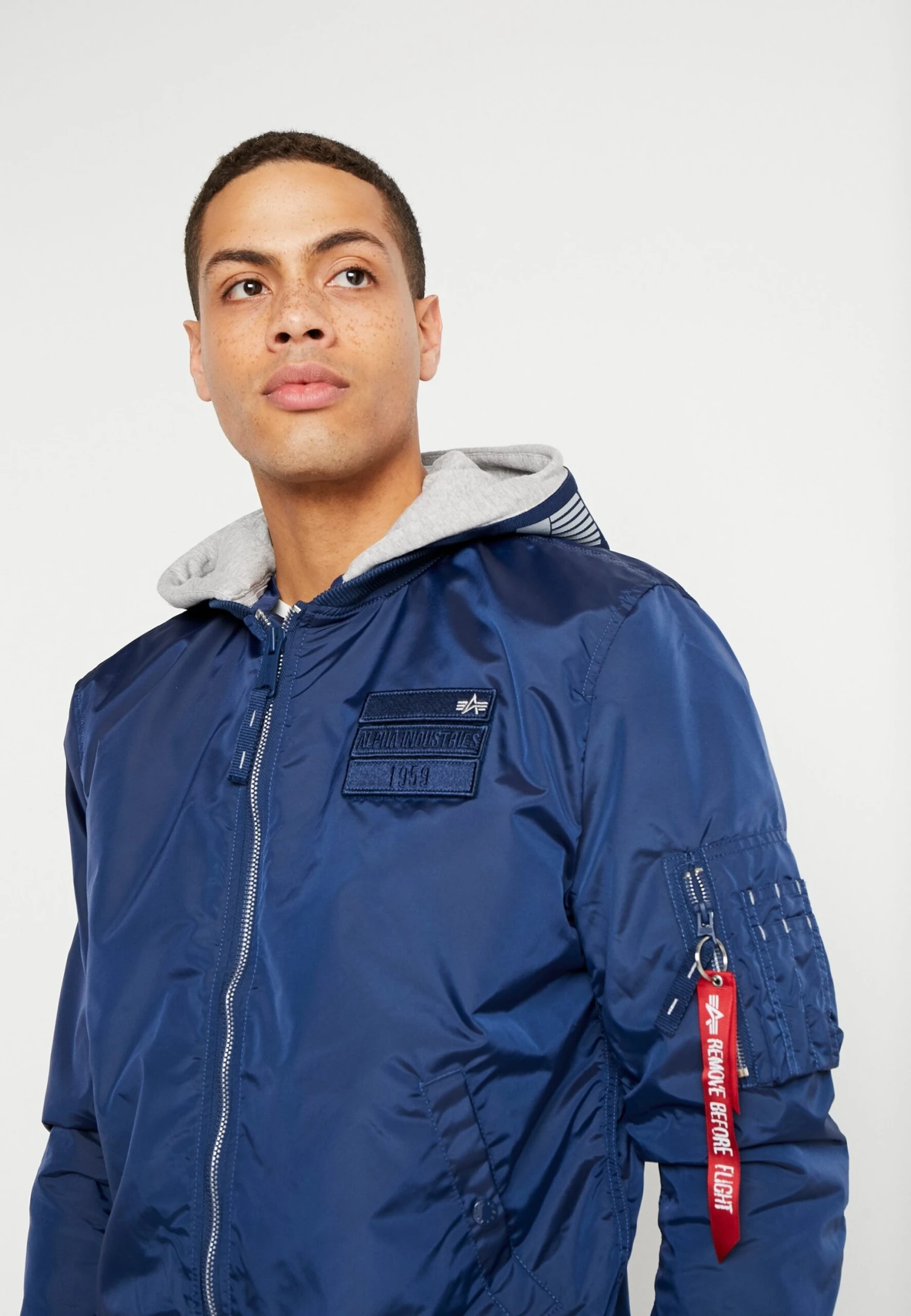 Alpha Industries Hood Custom - Summer Jacket - New Navy 5 Alpha Industries Hood Custom - Summer Jacket - New Navy - Image 5