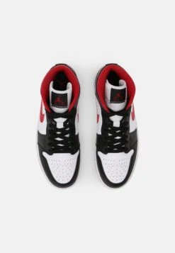 Air Jordan 1 Mid - High-Top Trainers - White/Gym Red/Black -Zalando UK-Outlet e2c840becb5c4fc38e3077caf9604cf4
