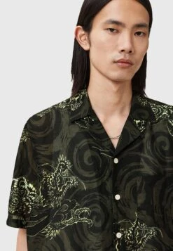 AllSaints SIDEWINDER SHIRT - Shirt - Kelp Green -Zalando UK-Outlet e2ed0e5fb9274e83993c66e0aba2418a
