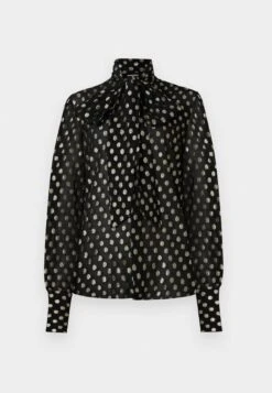 DSQUARED2 BIANCA BOW SHIRT - Button-down Blouse - Black/gold-coloured -Zalando UK-Outlet e310253d2fb94e32be5dab314856f8f0
