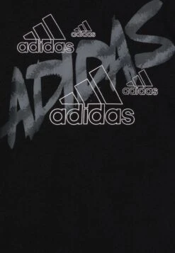 Adidas Sportswear Loose Unisex - Print T-Shirt - Black/Silver Metallic -Zalando UK-Outlet e3cf485c9331471886053871f2b0dc00