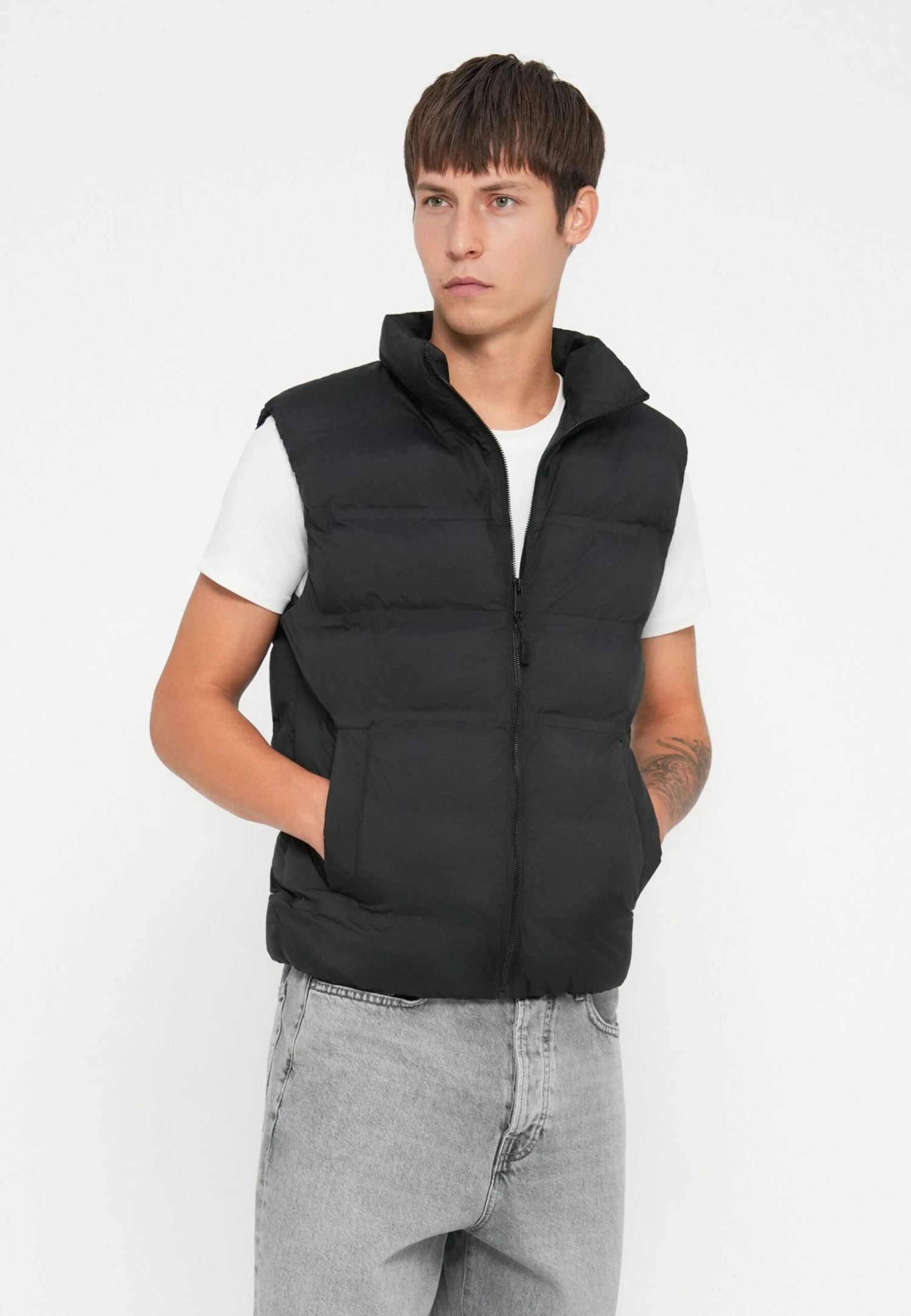 Only & Sons ONSUNION SEAMLESS LIFE PUFFER VEST - Waistcoat - Black 4 Only & Sons ONSUNION SEAMLESS LIFE PUFFER VEST - Waistcoat - Black - Image 4