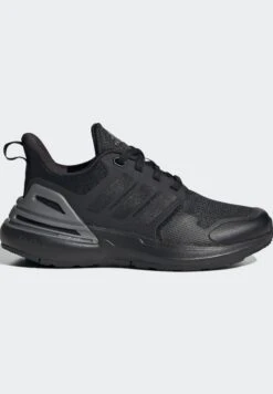 ADIDAS PERFORMANCE Rapidasport K - Neutral Running Shoes - Core Black Core Black Iron Metallic -Zalando UK-Outlet e417477aa7f8428eb256f057973ea914