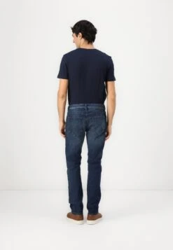 Tom Tailor JOSH - Straight Leg Jeans - Used Dark Stone Blue Denim -Zalando UK-Outlet e42976c48efc462f96c1db8fc5251f7e