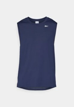 Reebok TRAIN EASY FIT SLEEVELESS - Top - Vector Navy -Zalando UK-Outlet e45bb718006f4873a5eda085074f432c