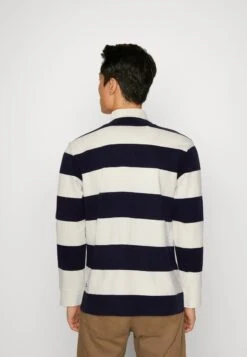 TOM TAILOR Denim Relaxed Stripe- Polo Shirt - Navy -Zalando UK-Outlet e535f91a4f1b4974b7d3d8bff75959c1