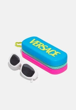 Versace SUNGLASSES UNISEX - Sunglasses - White -Zalando UK-Outlet e5a4a0f853b445039ae7152cd518a3cb