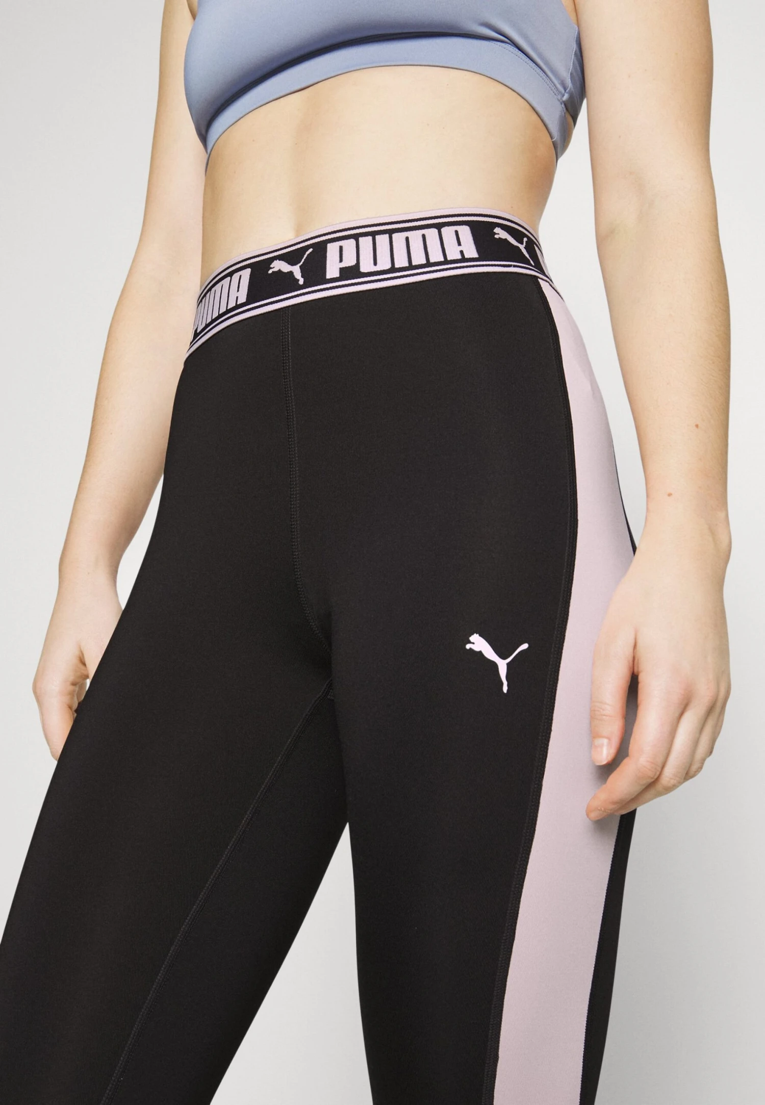 Puma Train Strong Fashion Colorblock- Leggings - Black/Rose Dust 4 Puma Train Strong Fashion Colorblock- Leggings - Black/Rose Dust - Image 4