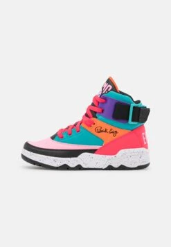 Ewing High-Top Trainers - Black/White/Baltic