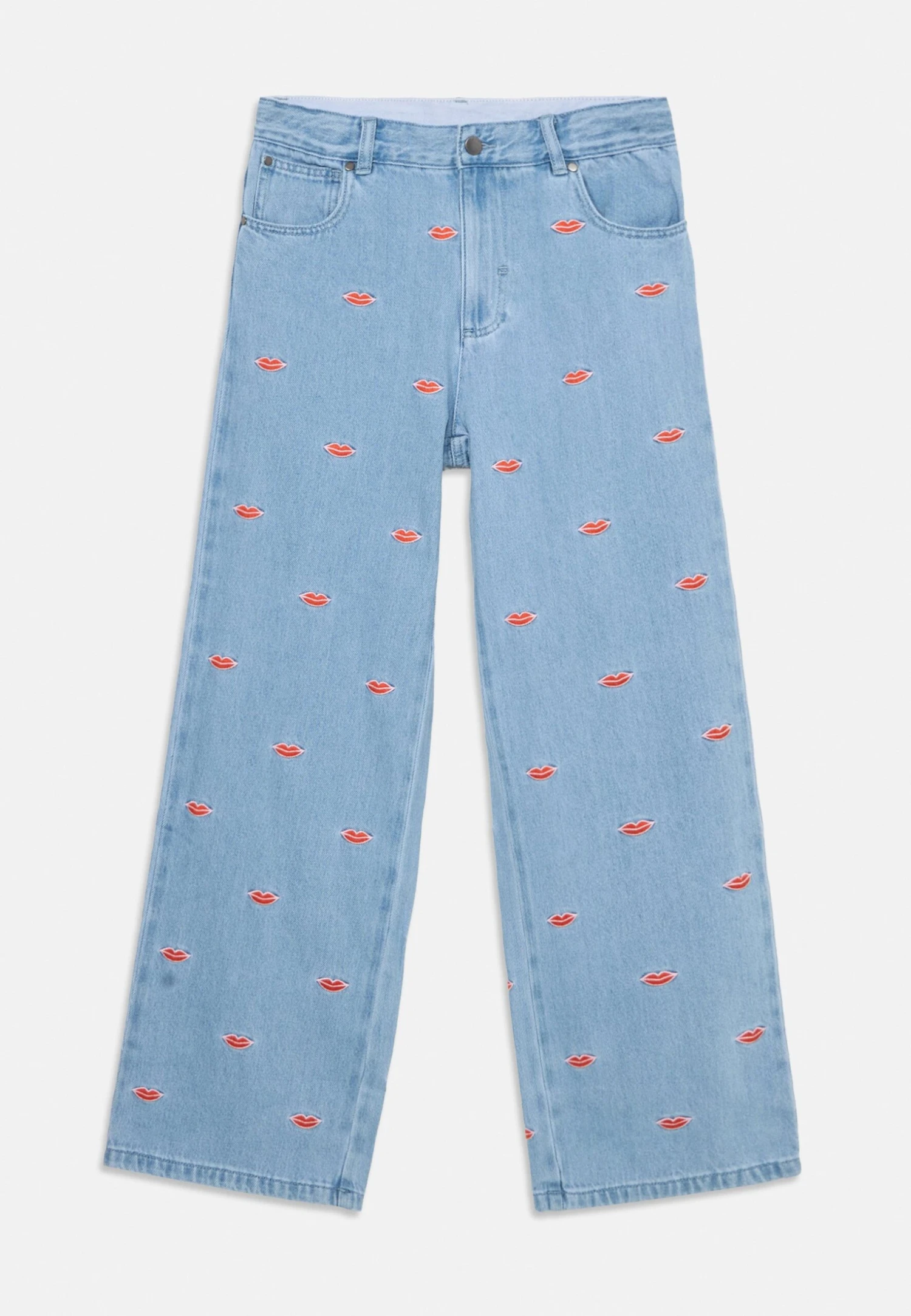 Stella McCartney Kids TROUSERS UNISEX - Relaxed Fit Jeans - Light-blue Denim 1 Stella McCartney Kids TROUSERS UNISEX - Relaxed Fit Jeans - Light-blue Denim