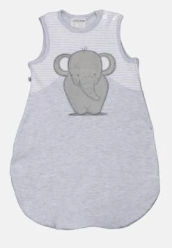 ELEPHANT UNISEX - Baby's Sleeping Bag - Hellgrau Melange