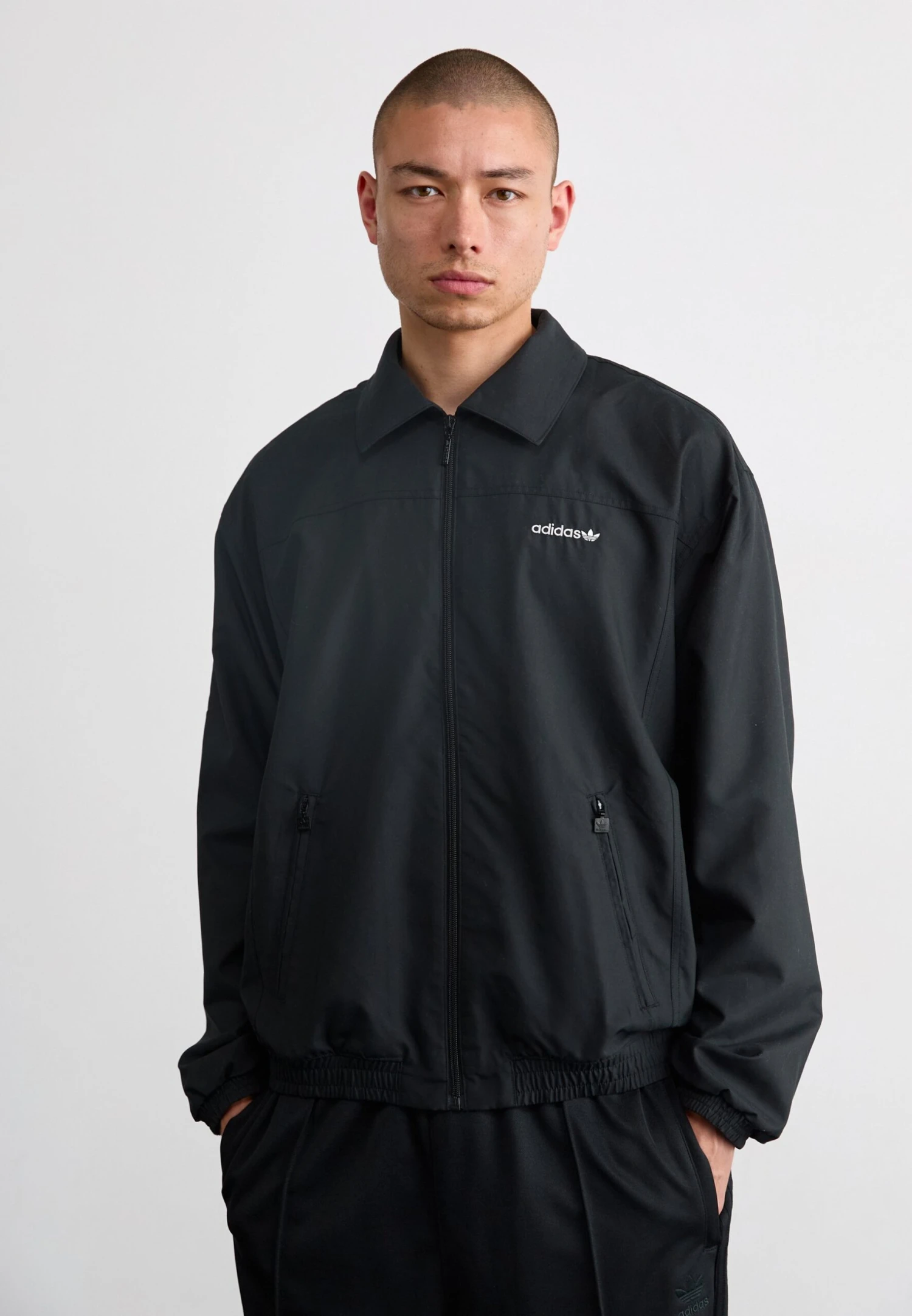 Adidas Originals BRUSHED - Summer Jacket - Black 1 Adidas Originals BRUSHED - Summer Jacket - Black