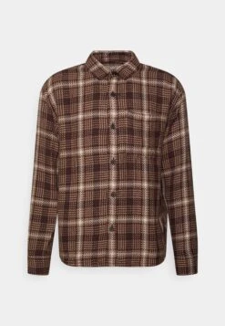 Abercrombie & Fitch Loose Weave Relaxed Core - Shirt - Brown