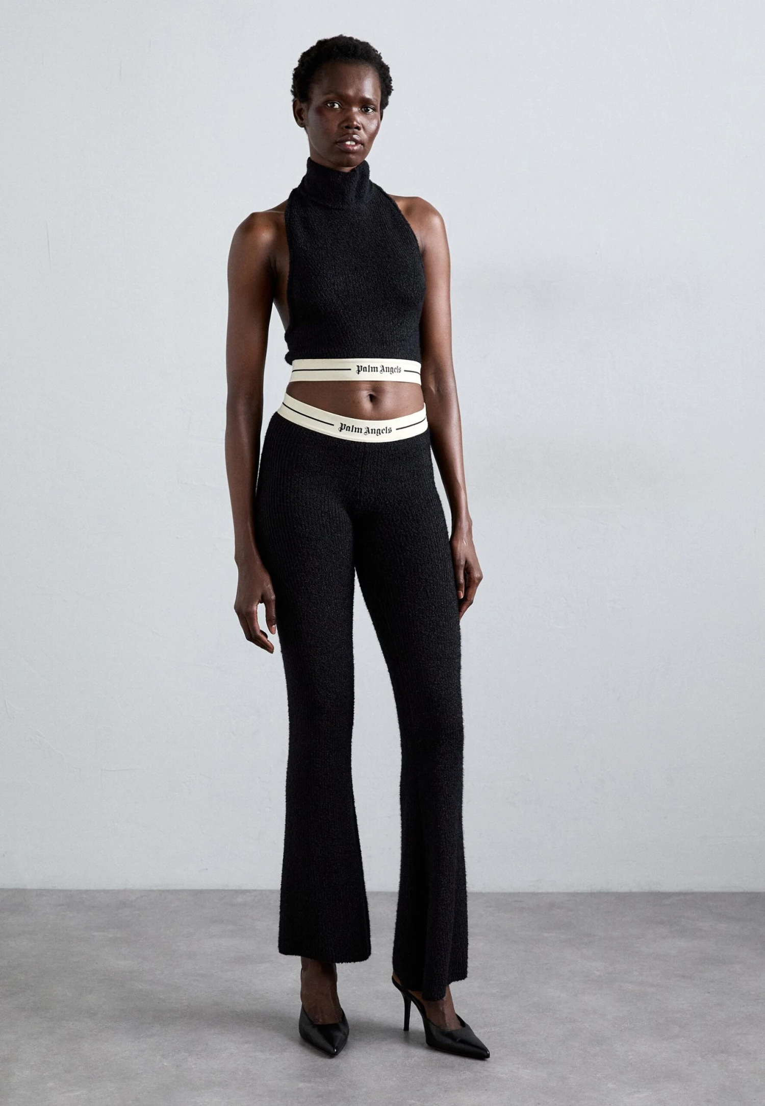 Palm Angels Top - Black/off White 2 Palm Angels Top - Black/off White - Image 2