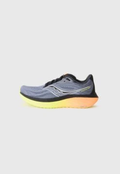 Saucony RIDE 18 - Road Running Shoes - Carbon/iceberg -Zalando UK-Outlet e95f0faa48ce4382b59cd170eddf04f7