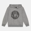 Versace BABY MELANGE MEDUSA SPLASH PRINT UNISEX - Hoodie - Melange Gray