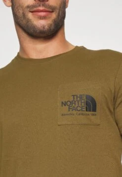 The North Face Berkeley California Pocket Tee- Basic T-Shirt - Military Olive -Zalando UK-Outlet ea0e495e80b24881bd16b8f8ae289318