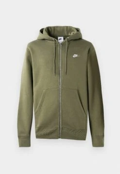 Nike Sportswear CLUB HOODIE - Zip-up Sweatshirt - Ghost -Zalando UK-Outlet ea51857a21e246dd862dfb110cf5b738