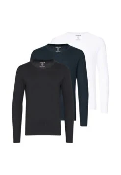 Solid SDBASIL 3 PACK - Long Sleeved Top - Blue, Black, White -Zalando UK-Outlet ead8fb23dd9c4720a190fb1c99994e3b