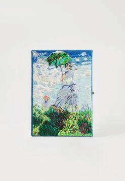 BOOK FEMME À L'OMBRELLE MONET - Clutch - Lavande Pierre