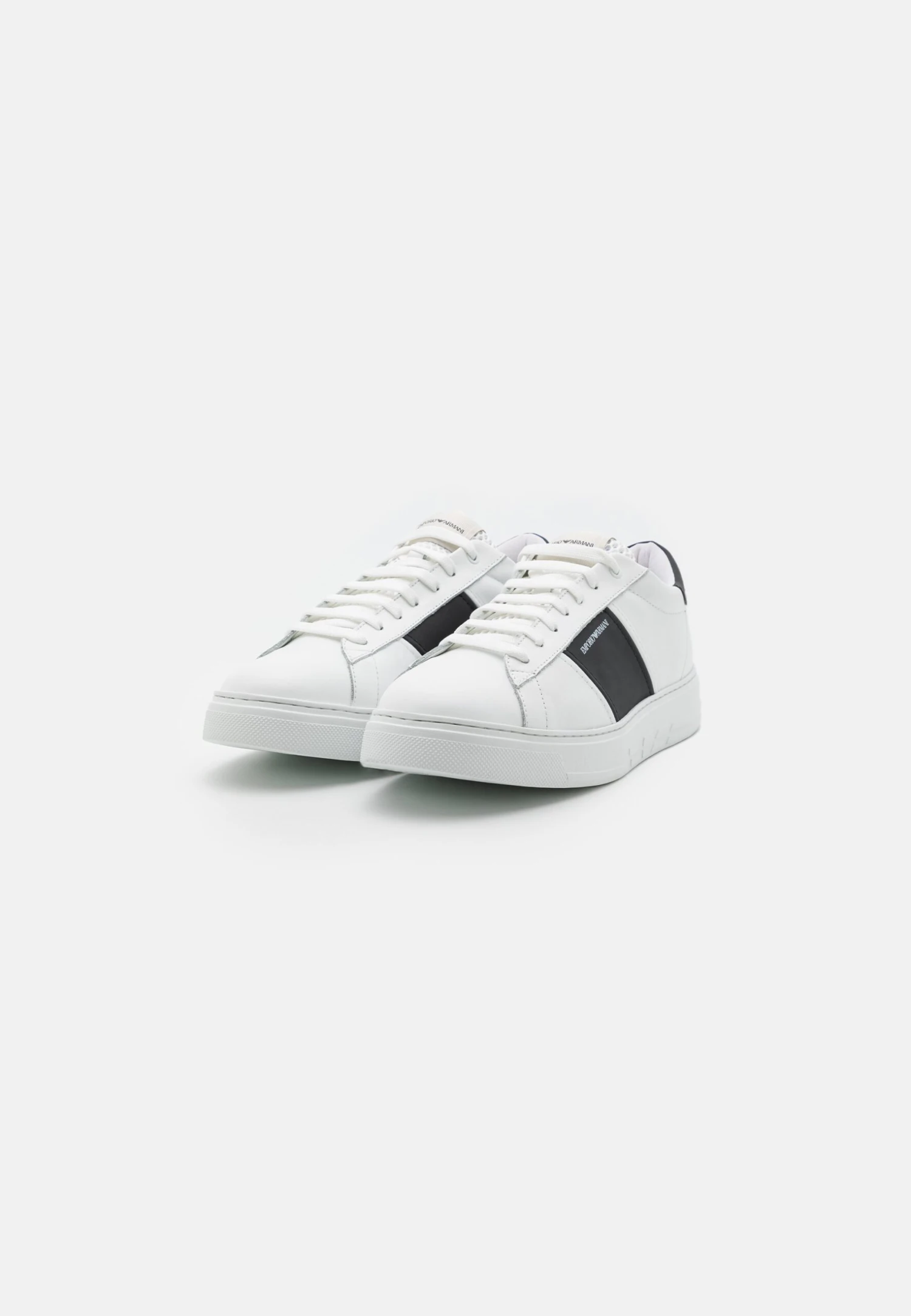 Emporio Armani Zar - Trainers - White/Black 2 Emporio Armani Zar - Trainers - White/Black - Image 2