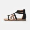 Friboo Leather - Sandals - Black