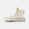 Converse Chuck Hickory Stripe Unisex - High-Top Trainers - Desert Sand/Egret