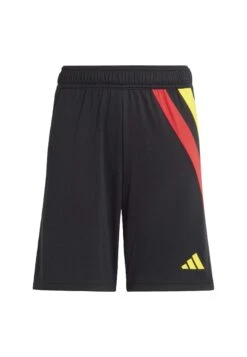 ADIDAS PERFORMANCE FORTORE 23 - Sports Shorts - Black Team Collegiate Red Team Yellow Team Green