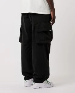 Side Pocket Wide - Cargo Trousers - Black -Zalando UK-Outlet ee9e82ee91344631b2cd252a40f22dcd