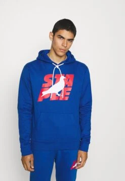 Stacked Logo Hoodie - Sweatshirt - Royal