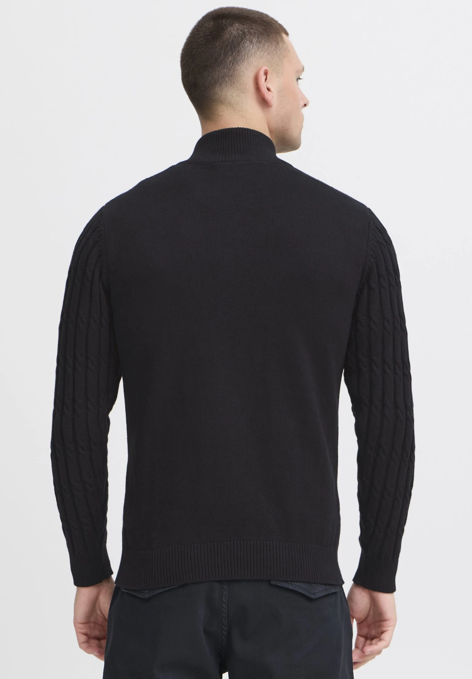 Indicode Jeans IDPAULO - Jumper - Black 3 Indicode Jeans IDPAULO - Jumper - Black - Image 3