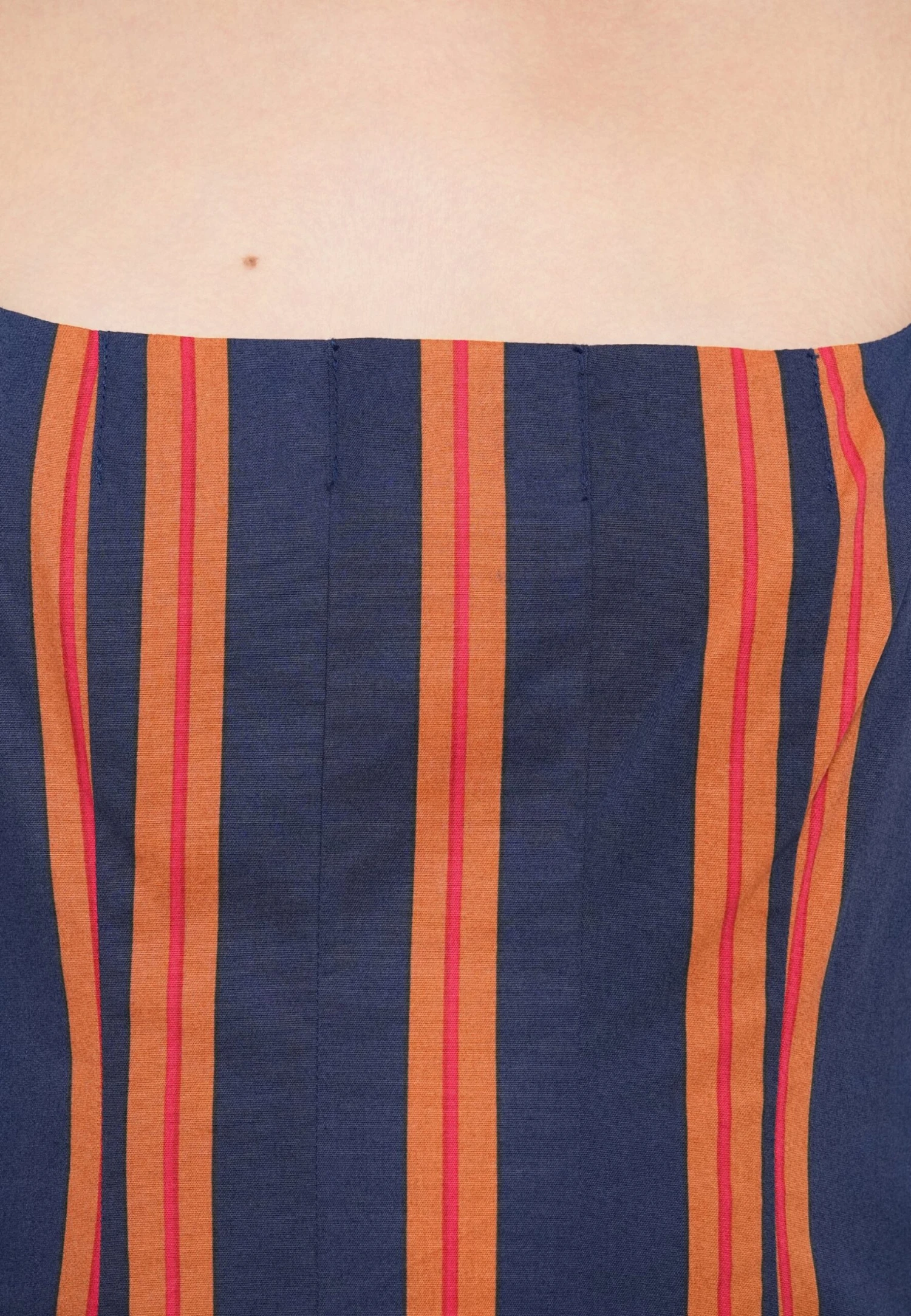 Staud WELLS DRESS - Day Dress - Red/dark Blue 7 Staud WELLS DRESS - Day Dress - Red/dark Blue - Image 7