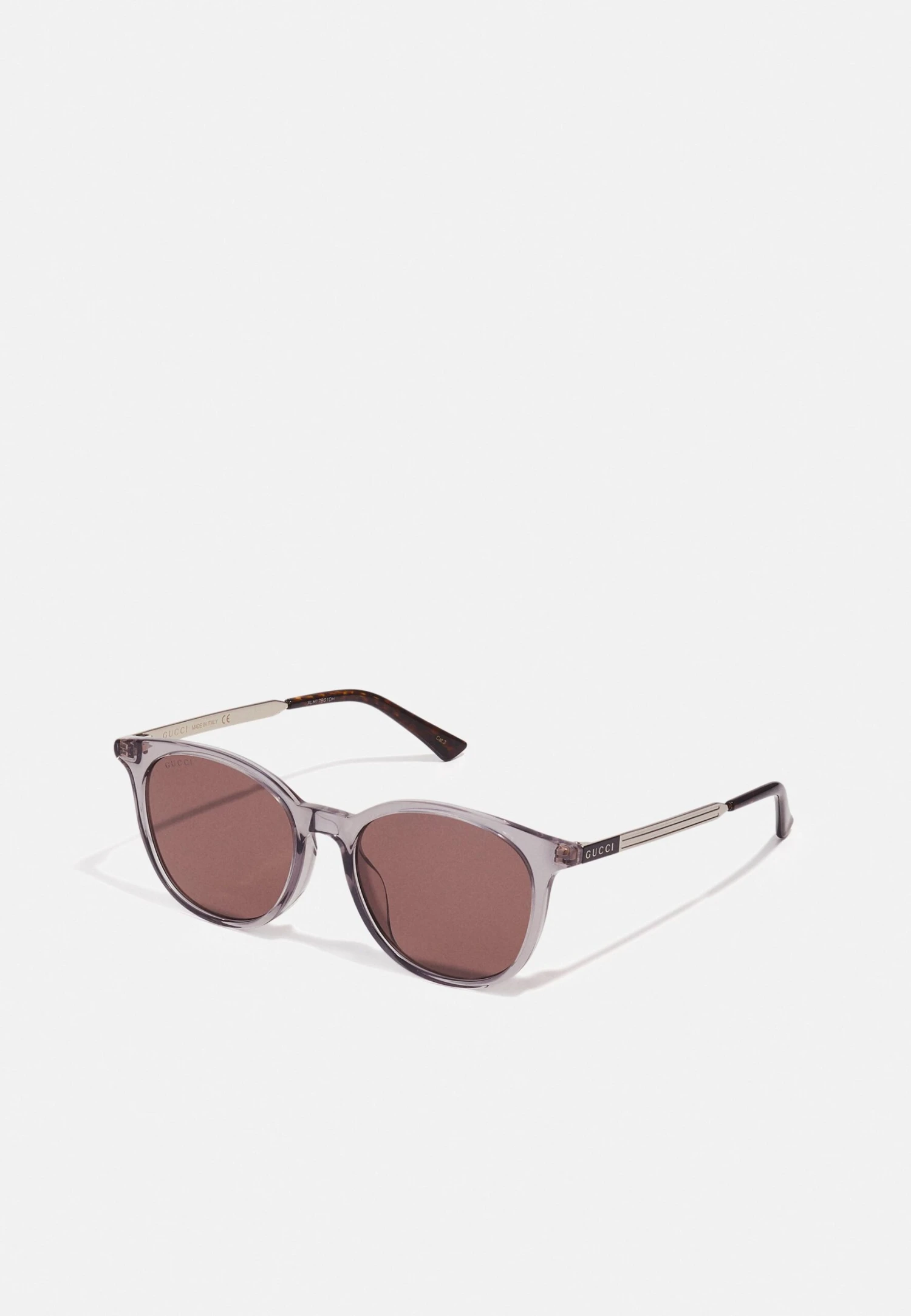 Gucci Unisex - Sunglasses - Grey/Gold/Brown 1 Gucci Unisex - Sunglasses - Grey/Gold/Brown